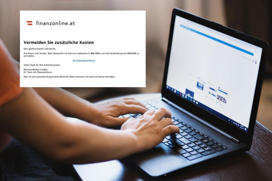 Spam Phishing Mail FinanzOnline